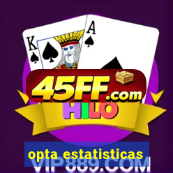 opta estatisticas